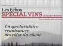 CouvertureLesEchosSpecialVinsCotesDuRhone